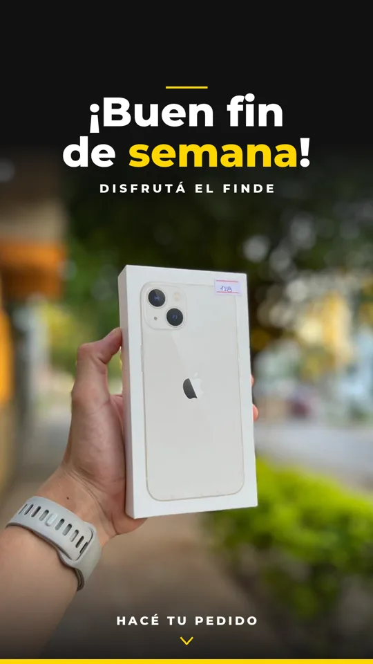 iPhone sellado listo para entregar